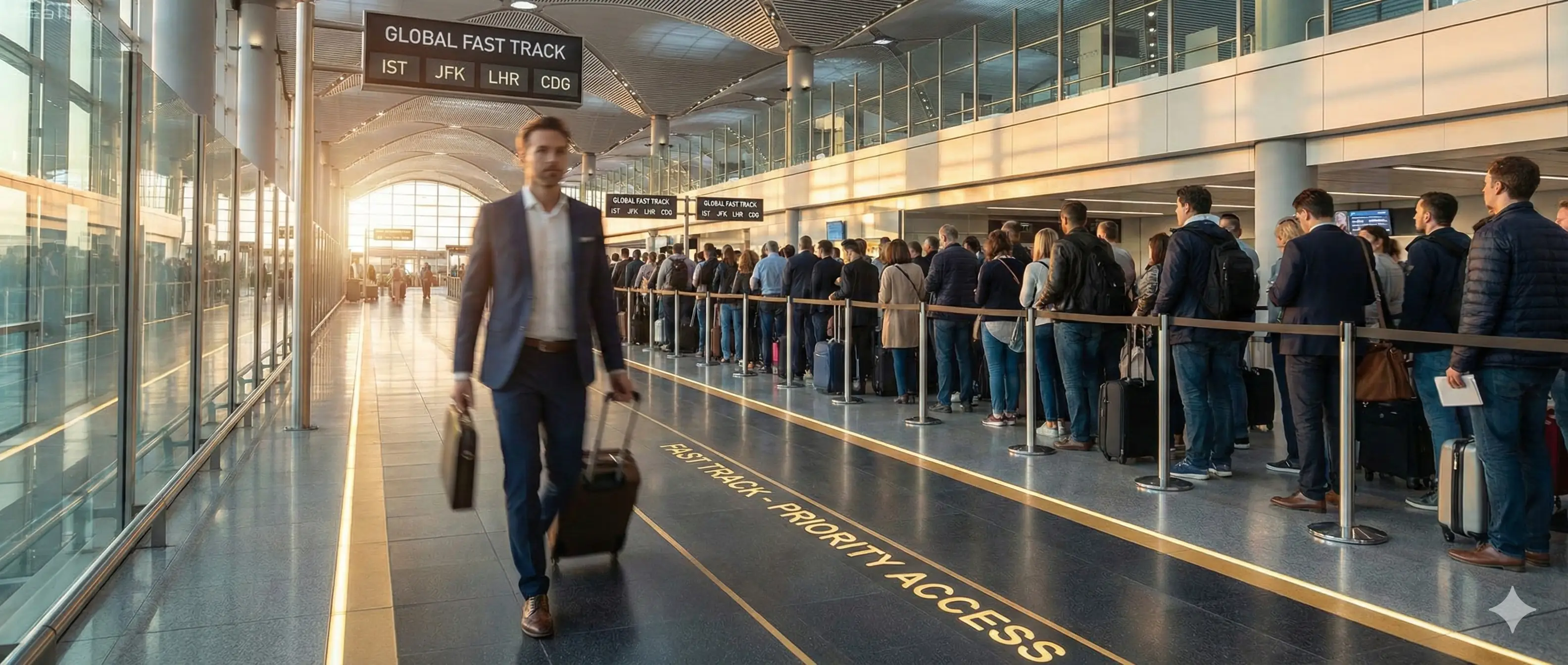 Airport Fast Track Security Lane