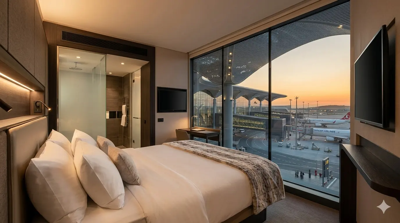Luxury Istanbul Airport Transit Hotel Room